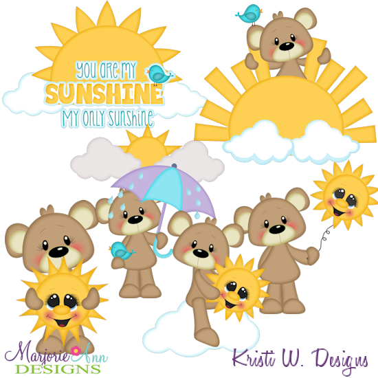 You Are My Sunshine Exclusive SVG Cutting Files + Clipart - Click Image to Close